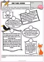 Vorschau - Arbeitsblätter - Fabel - Eine Fabel ordnen, Jg. 6 - Seite 3
