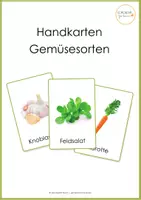 Vorschau - Spiele - Handkarten Gemüse - Deckblatt