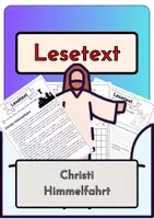 Vorschau - Arbeitsblätter - Materialpaket XXXL Christi Himmelfahrt | Rätsel - Suchsel - Lesetext - Lückentext (differenziert + Lösungen) - Seite 1