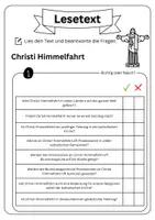 Vorschau - Arbeitsblätter - Materialpaket XXXL Christi Himmelfahrt | Rätsel - Suchsel - Lesetext - Lückentext (differenziert + Lösungen) - Seite 3