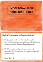 Vorschau - Stationenlernen - Heimische Tiere Grundschule | Wissenskartei Wildtiere Sachunterricht Klasse 2-4 - Seite 3