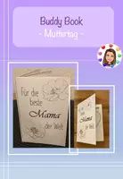 Vorschau - Arbeitsblätter - Buddy-Book Muttertag (editierbar), mit Faltanleitung - Deckblatt