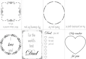 Vorschau - Arbeitsblätter - Buddy-Book englisch: Father's Day (editierbar), Geschenk zum Vatertag - Seite 2