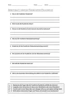 Vorschau - Arbeitsblätter - AB mit Fragen zum Thema "Frankfurter Paulskirche" + Lösungsblatt + Mindmap + Infografik - Deckblatt