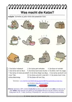 Vorschau - Arbeitsblätter - 36.0089 Was macht die Katze - KlickParade - kostenlos - Seite 3