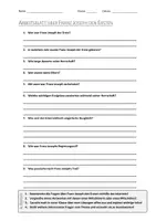 Vorschau - Arbeitsblätter - AB mit Fragen zum Thema "Franz Joseph der Erste" + Lösungsblatt + Infografik - Deckblatt