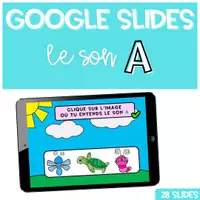 Aperçu - Apprentissages en autonomie - GOOGLE SLIDES Le son A | Conscience Phonologique Maternelle - Page de couverture