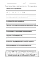 Vorschau - Arbeitsblätter - AB mit Fragen zum Thema "Französisches Kolonialreich" + Lösungsblatt - Deckblatt