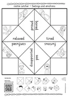 Aperçu - Jeux - feelings English Anglais cootie catcher - Page 3