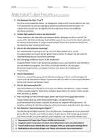 Vorschau - Arbeitsblätter - AB mit Fragen zum Thema "Frauen" + Lösungsblatt - Seite 1