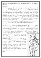 Vorschau - Arbeitsblätter - Past Simple and Past Perfect: grammar activity (Englisch) - Seite 1