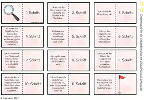 Vorschau - Stationenlernen - Dominospiel - richtig Mikroskopieren, Schritt für Schritt - Seite 3