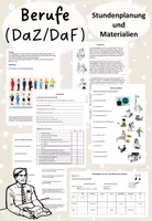 Vorschau - Arbeitsblätter - Berufe (DaZ/DaF) - Deckblatt
