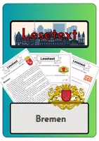 Vorschau - Arbeitsblätter - Leseverständnis - Bremen + Lösungen - Deckblatt