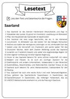 Vorschau - Spiele - Materialpaket Plus - Saarland | Lesetext - Steckbrief - Lückentext - Suchsel (inkl. Lösungen) - Seite 2