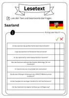 Vorschau - Spiele - Materialpaket Plus - Saarland | Lesetext - Steckbrief - Lückentext - Suchsel (inkl. Lösungen) - Seite 3