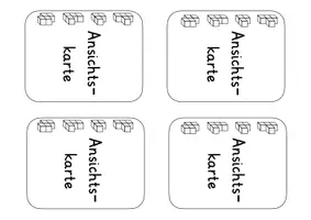Vorschau - Unterrichtsreihen - Soma-Würfel - Ansichtskarten, Tippkarten und Architektenkarten - Deckblatt