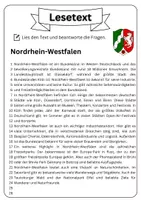 Vorschau - Arbeitsblätter - Materialpaket Plus - Nordrhein-Westfalen | Lesetext - Steckbrief - Lückentext - Suchsel (inkl. Lösungen) - Seite 2