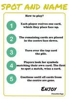 Vista previa - Juegos / Gamificación - Spring Find the Pair | ESL activities | no prep - página 1
