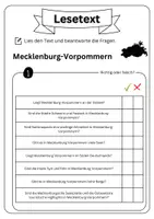 Vorschau - Arbeitsblätter - Leseverständnis - Mecklenburg-Vorpommern + Lösung - Seite 2