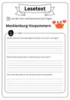 Vorschau - Arbeitsblätter - Leseverständnis - Mecklenburg-Vorpommern + Lösung - Seite 3