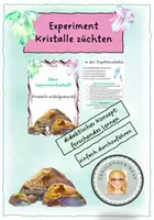 Vorschau - Experimente - Kristalle züchten Experiment - Deckblatt