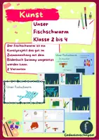 Vorschau - Mal- und Bastelvorlagen - wachsendes Materialpaket-Kunst-Sommer - Seite 1