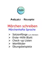 Vorschau - Arbeitsblätter - Aufsatz-Rezepte: Märchen - Deckblatt