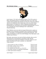 Vorschau - Text - Die Gebrüder Grimm Biografie (DaF/DaZ) - Deckblatt