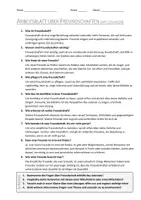 Vorschau - Arbeitsblätter - AB mit Fragen zum Thema "Freundschaft" + Lösungsblatt + Mindmap + Infografik - Seite 2