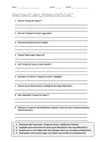 Vorschau - Arbeitsblätter - AB mit Fragen zum Thema "Fridays for Future" + Lösungsblatt + Infografik - Deckblatt