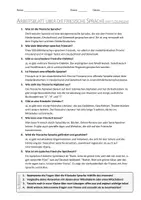 Vorschau - Arbeitsblätter - AB mit Fragen zum Thema "Friesische Sprache" + Lösungsblatt - Seite 1