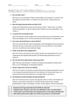 Vorschau - Arbeitsblätter - AB mit Fragen zum Thema "Max Frisch" + Lösungsblatt + Mindmap + Infografik - Seite 3