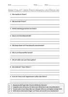 Vorschau - Arbeitsblätter - Lernposter + AB mit Fragen zum Thema "Friseurinnen und Friseure" + Lösungsblatt + Mindmap + Infografik - Seite 1