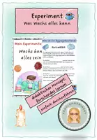 Vorschau - Experimente - Was Wachs alles kann Experiment - Deckblatt