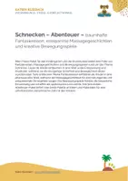 Vorschau - Stundenentwürfe - Die fantastischen Schnecken Abenteuer: Geschichten und Spiele - Seite 1