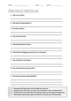 Vorschau - Arbeitsblätter - Lernposter + AB mit Fragen zum Thema "Füchse" + Lösungsblatt + Infografik - Seite 1