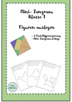 Vorschau - Arbeitsblätter - Mini-Tangram: Figuren auslegen - Deckblatt