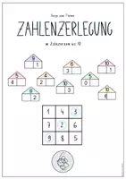 Vorschau - Spiele - Bingo zum Thema Zahlzerlegung im Zahlenraum bis 10 - Deckblatt