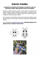 Aperçu - Jeux - Une goutte de miel en été - Gabarit abeilles - Page de couverture