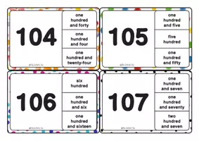 Aperçu - Jeux - Big numbers 100 to 10000 - Cartes à pince - The British Fox - Page 2