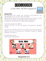 Vorschau - Interaktives Material - Erste Hilfe - Interaktive PDF - Seite 1