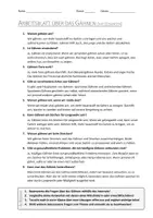 Vorschau - Arbeitsblätter - AB mit Fragen zum Thema "Gähnen" + Lösungsblatt - Seite 1