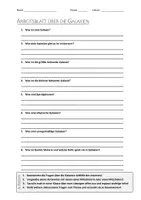 Vorschau - Arbeitsblätter - Lernposter + AB mit Fragen zum Thema "Galaxie" + Lösungsblatt + Infografik - Seite 1