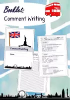 Vorschau - Arbeitsblätter - Booklet - Comment Writing - Deckblatt