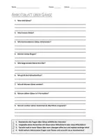 Vorschau - Arbeitsblätter - AB mit Fragen zum Thema "Gänse" + Lösungsblatt + Infografik - Deckblatt