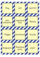 Vorschau - Spiele - Scotland Memo-Spiel für den Englischunterricht - Seite 2