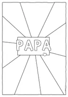 Vorschau - Arbeitsblätter - Vatertag - Papa, Papi, Held & Blanko - Kreativseiten - Seite 1