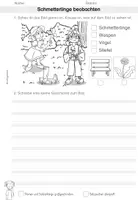 Vorschau - Arbeitsblätter - Frühling | Geschichten schreiben - Seite 3