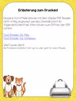 Vorschau - Arbeitsblätter - Abschreibtexte Nr. 2 für SAS, VA & LA - Haustiere - Seite 1